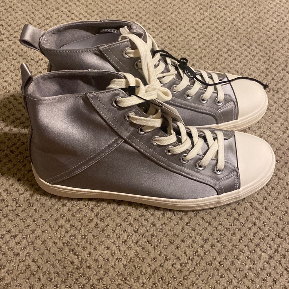 Converse style silky sneakers